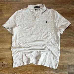 Polo by Ralph Lauren Light Gray Men’s Short-Sleeve Polo